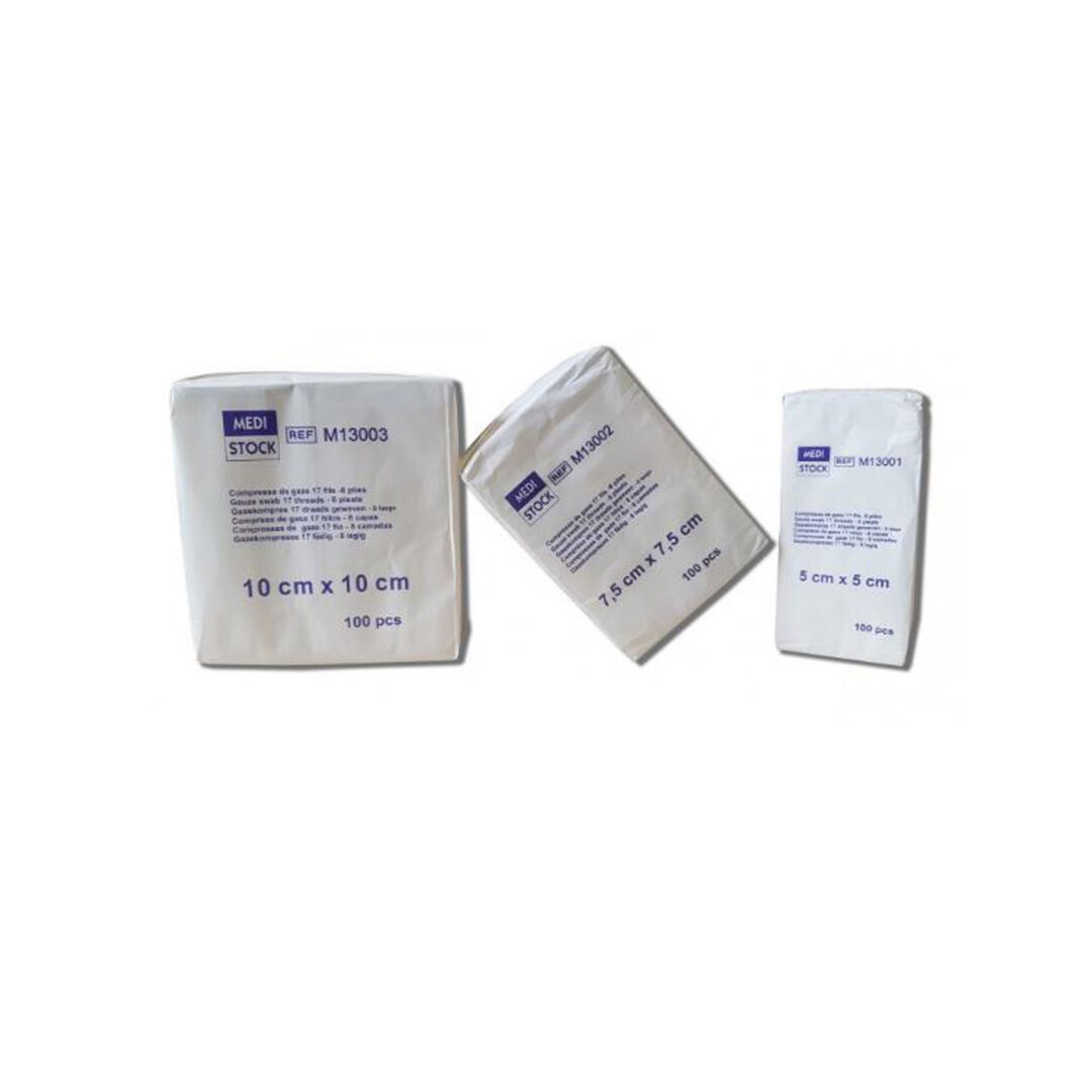 Compresses non tissées stériles 40g - 5 x 5 cm - 20 sachets - HDO ...